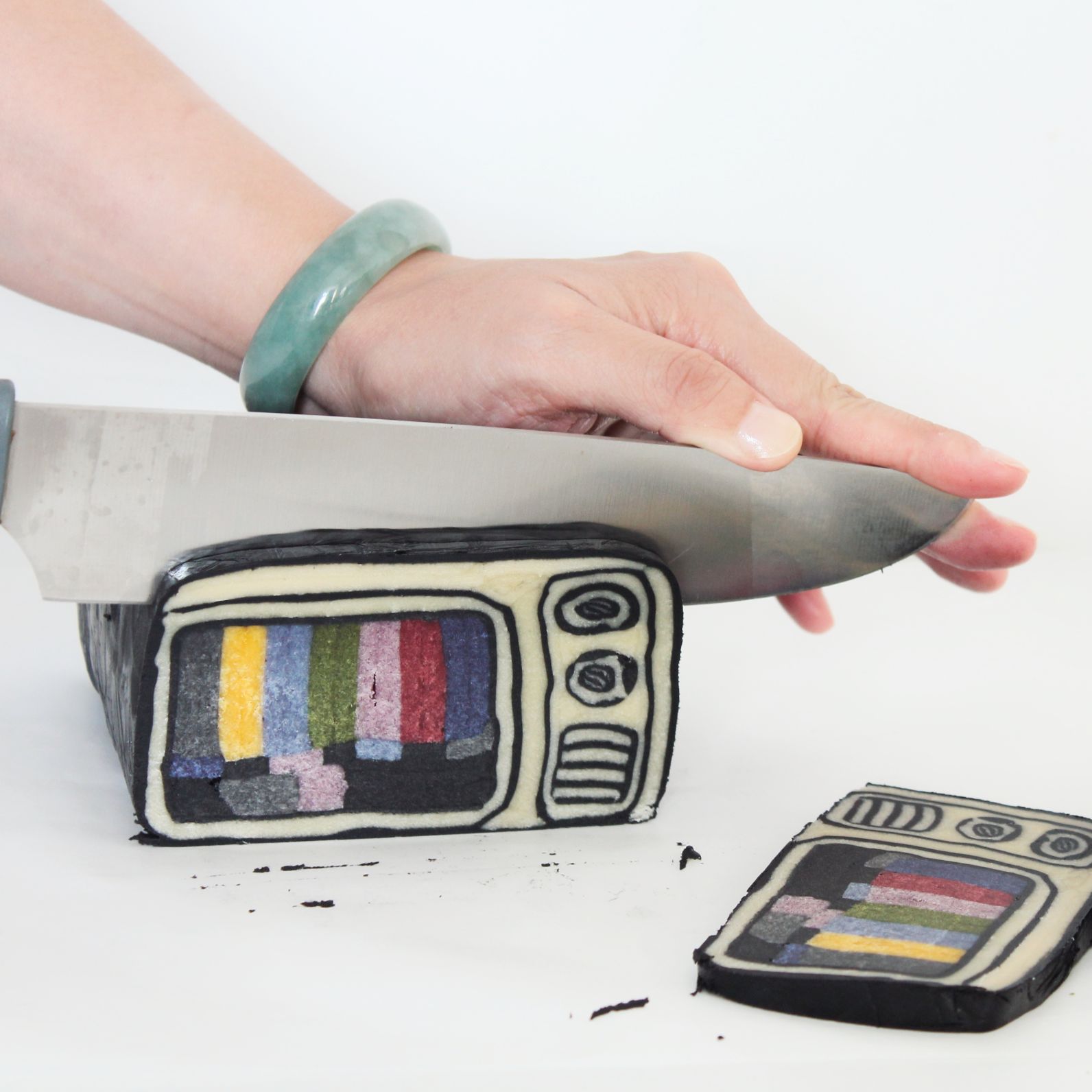 Old TV cookie by Kexin